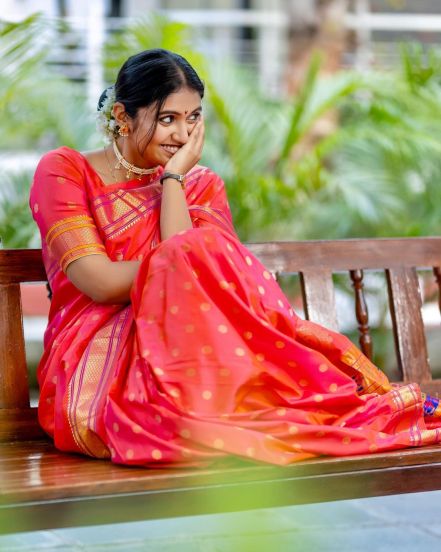 Rinku Rajguru Paithani Saree