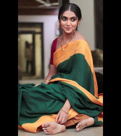 Rinku Rajguru Paithani Saree