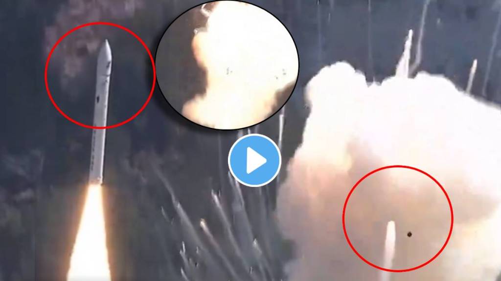 Video 18 Meter Long Fueled Rocket Of Japan Exploded Mid Air