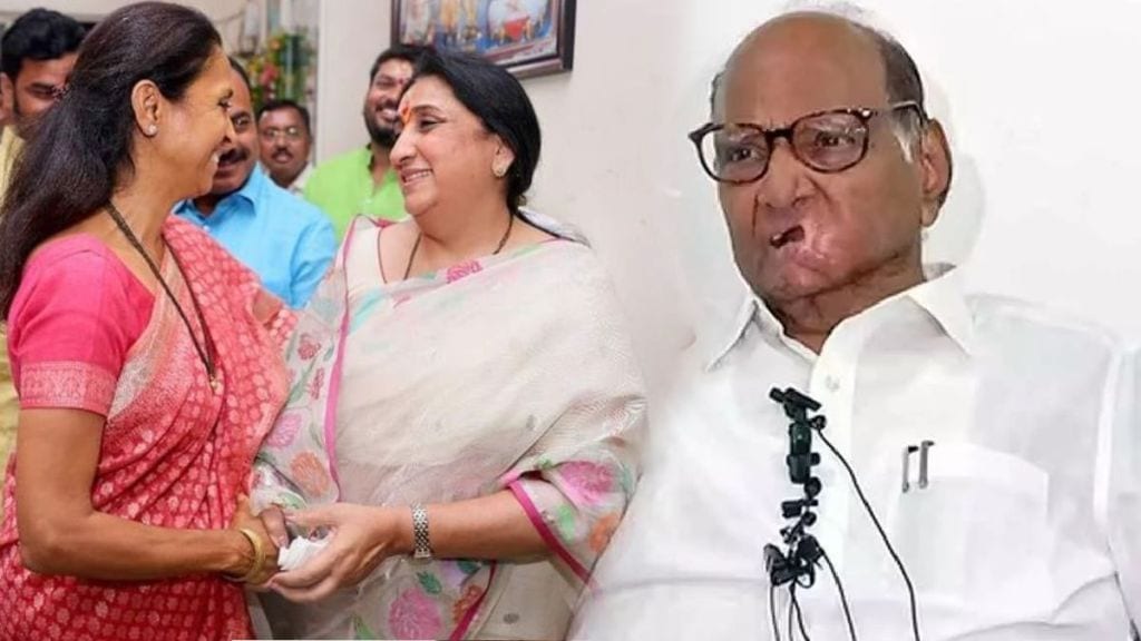 Sharad pawar announce supriya sule candidature