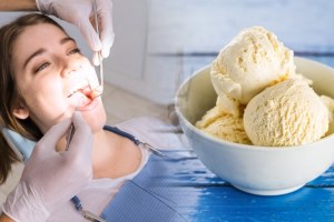 National Dentist Day Why ice cream is eat after dental surgery Or Eating ice cream Is good after a tooth extraction Here Is the reason