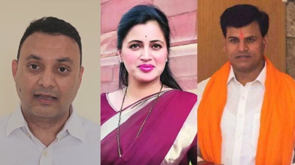 amravati ex mla abhijeet adsul slams rana couple and said bjp leaders should warn to ravi rana and navneet rana