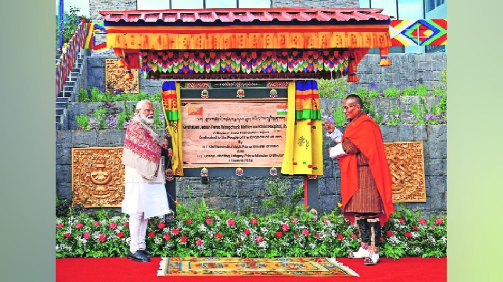 Prime Minister Narendra Modi inaugurating 'Gyaltsuen Jetsan Pema Wangchuk Mother and Child Hospital