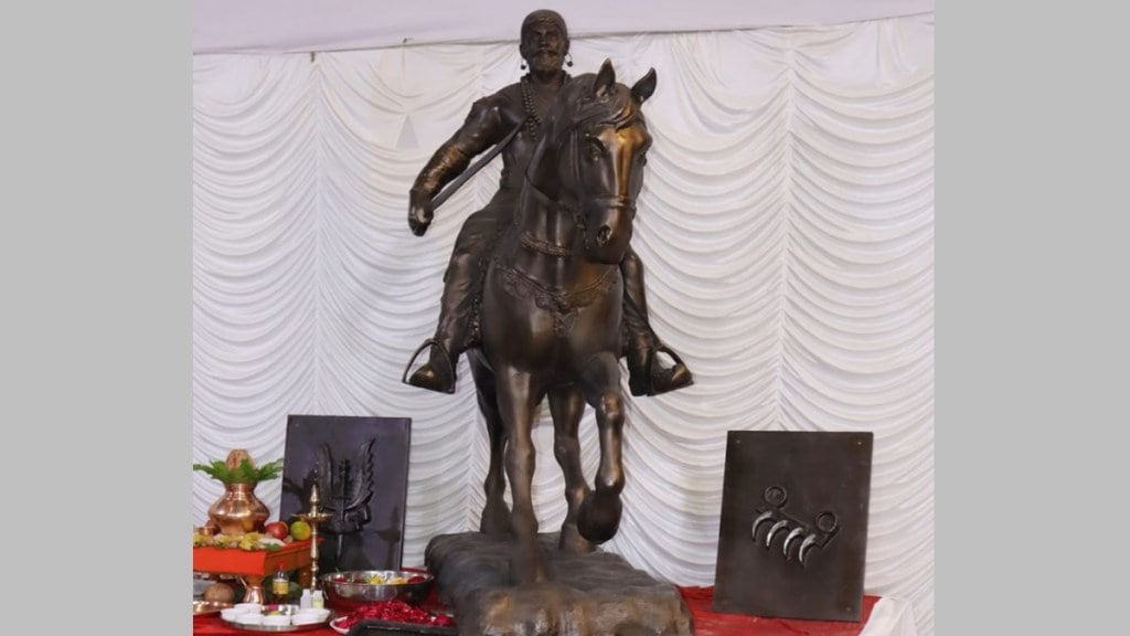 chhatrapati shivaji maharaj s statue marathi news