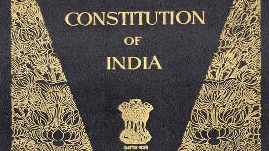 Loksatta chatusutra Constitutional outcome Constitution of Independent India Laws Constitutional provisions