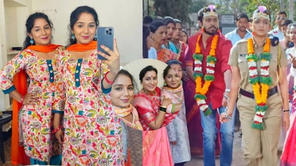 vidya sawale twin daughters entered in sun marathi new serial