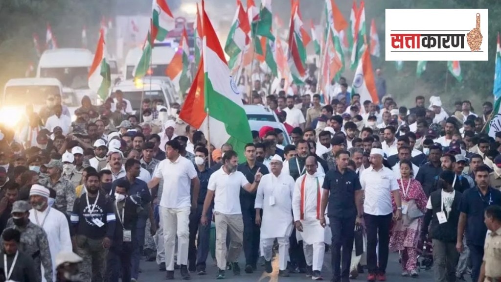 What is the benefit of Congress in Mumbai by creating the atmosphere of Rahul Gandhi yatra