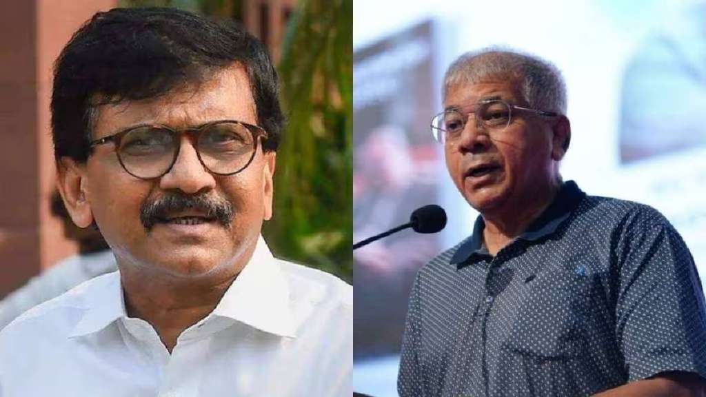 sanjay raut and prakash ambedkar