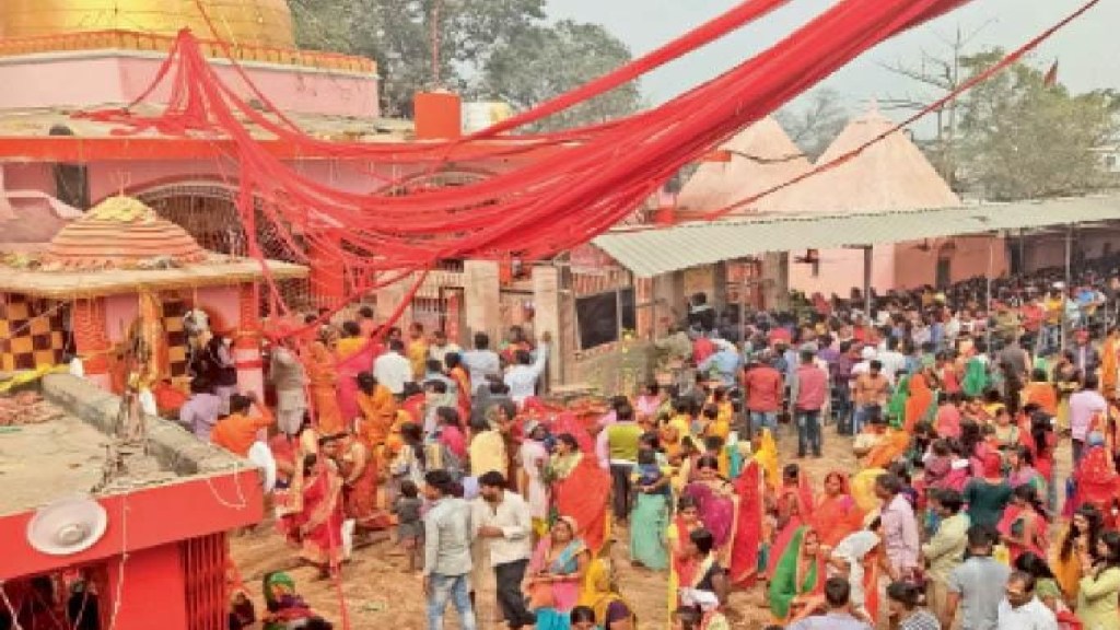 At Wardha the donation amount was burnt by burning Incense Stick in the donation box of the temple Wardha