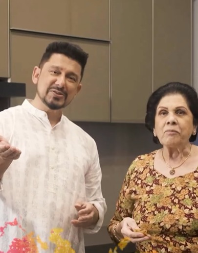 madhuri dixit mother in law and father in law education