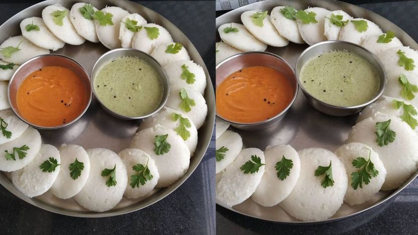 soft fluffy and puffy idli