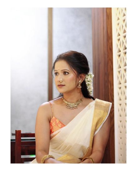 Ashwini Kasar South Indian Look