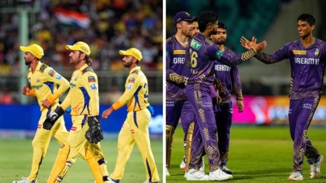 CSK vs KKR Live Cricket Score Updates in Marathi