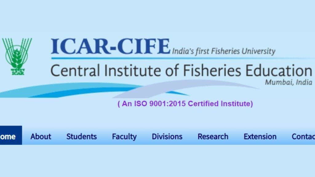 Central Institute of Fisheries Education Mumbai recruitment 2024