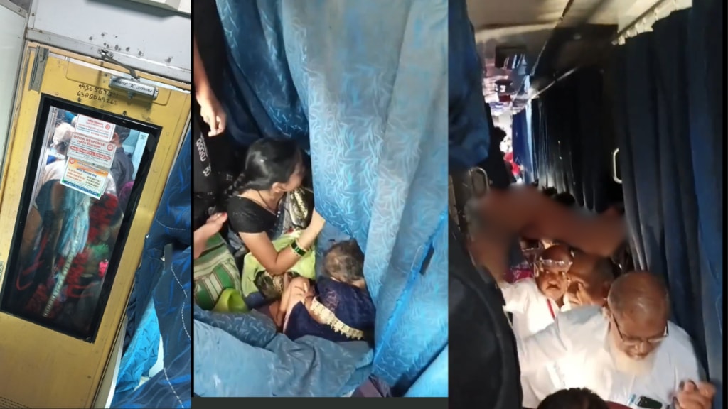 Passenger shares video of Kashi Express’s overcrowded coach.