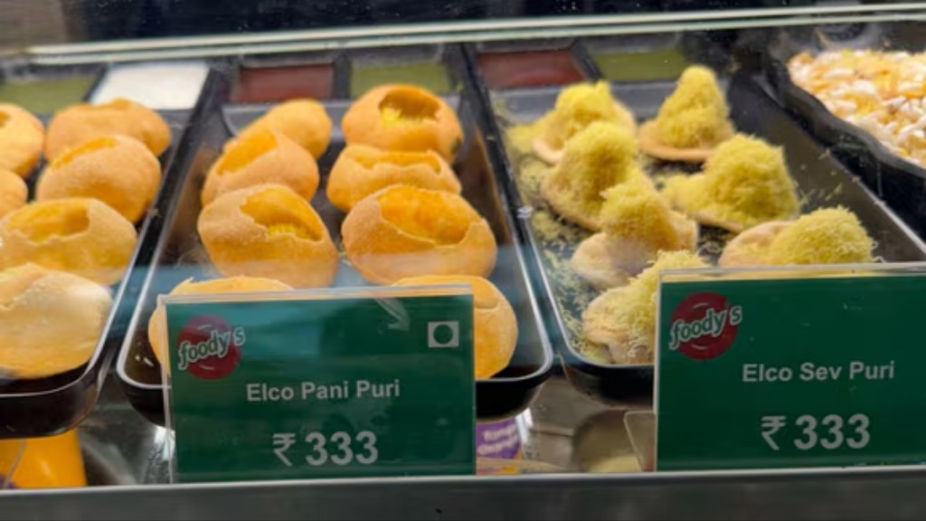 333 for pani puri at Mumbai airport