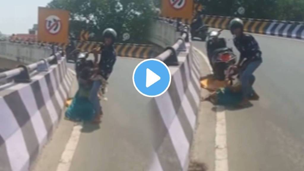 Viral video: Man assaults wife on Chennai flyover