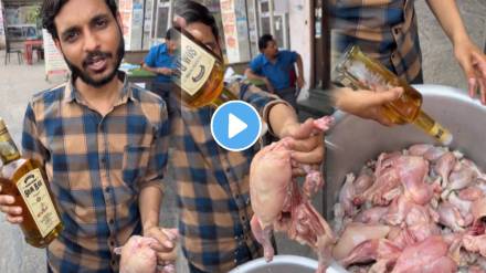 Alcohol chicken recipe viral on social media vendor added liquor to chicken