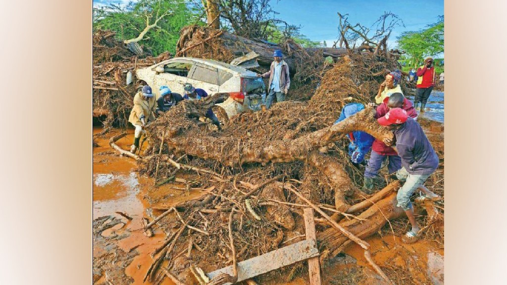 40 dead after dam bursts in Kenya