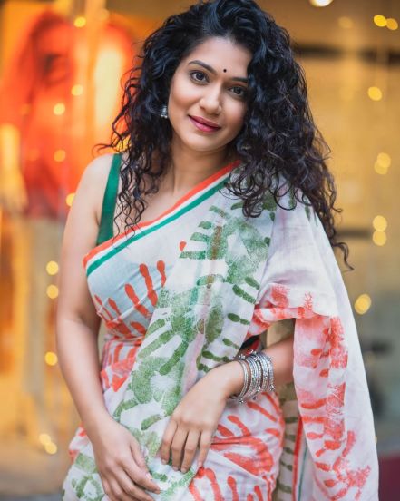 Urmila Kothare Saree Look