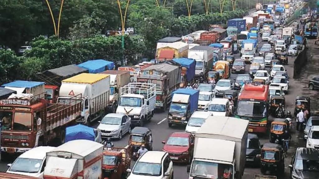 mumbai nashik highway traffic jam