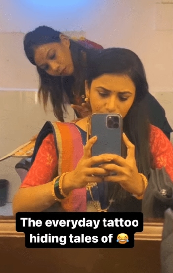 Tharala tar mag actress jui gadkari hide tattoos see photos