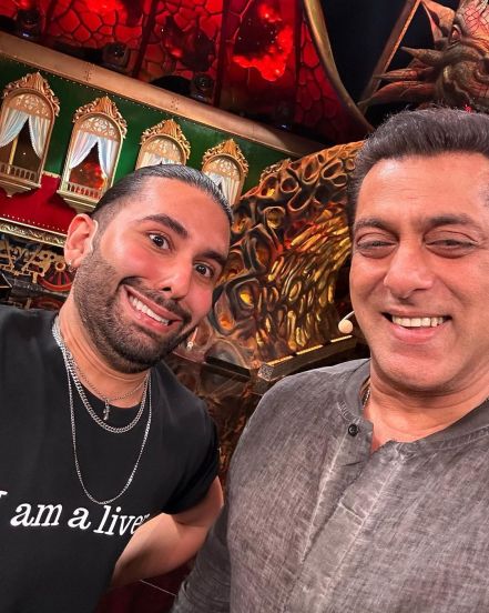 Orry shared salman khan eid party photos on social media