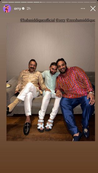 Orry shared salman khan eid party photos on social media