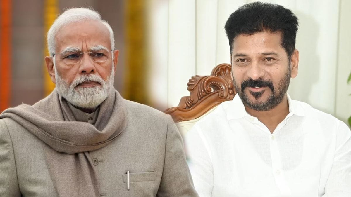 revanth reddy jibe on BJPs 400 Paar Slogan