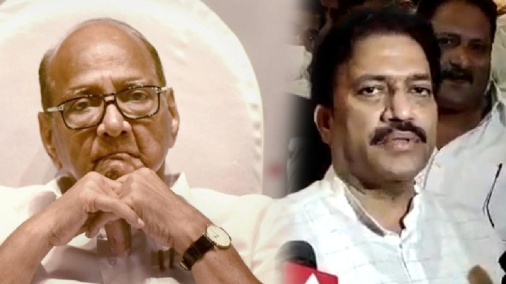 NCP Candidate Shashikant Shinde, Shashikant Shinde Faces apmc mumbai Case, satara lok sabha seat, sharad Pawar Warns government Against Arrest Shashikant Shinde, sharad pawar, Shashikant Shinde, satara news, marathi news, lok sabha 2024, election campaign, sharad pawar news, sharad pawar in satara, election news,