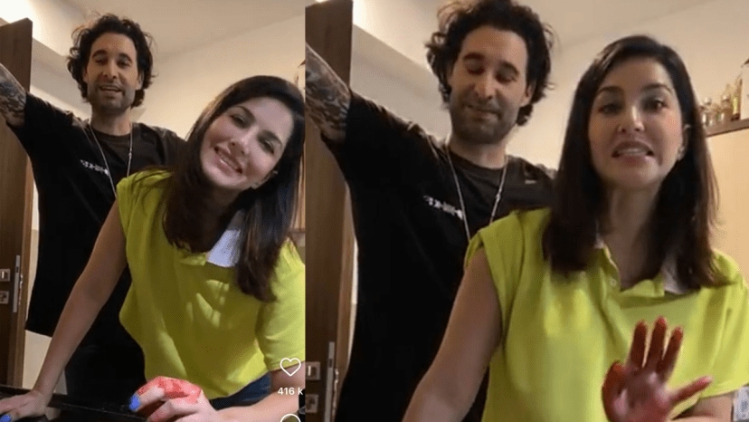 April fool day Bollywood celebrities sunny leone pranks on Daniel Weber
