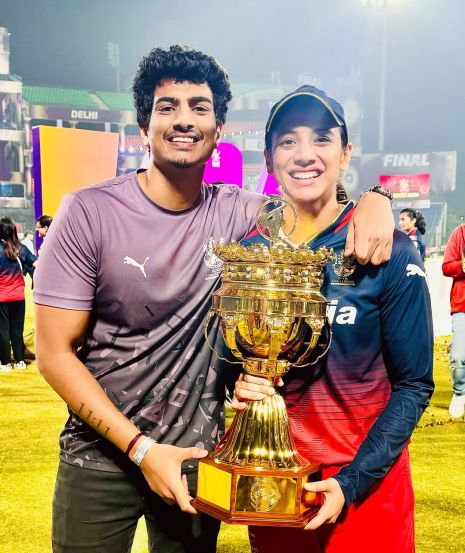 Smriti mandhana special birthday wish for Palash Muchhal 