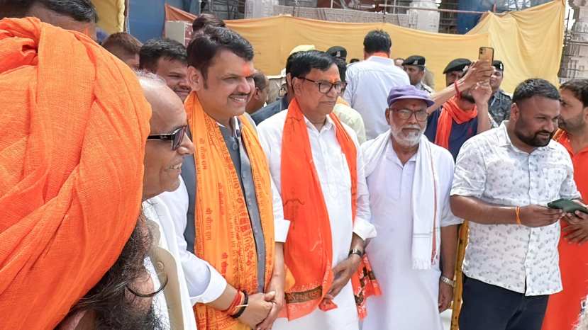 Devendra fadnavis at Ayodhya Ram Mandir