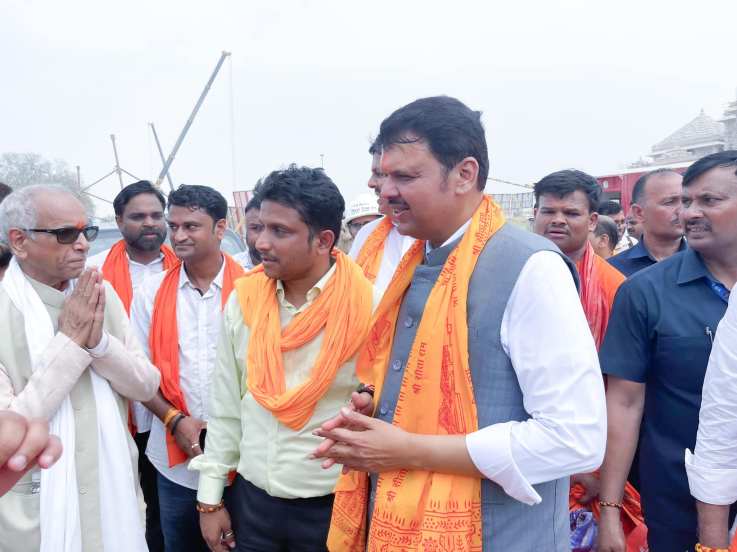 Devendra fadnavis at Ayodhya Ram Mandir