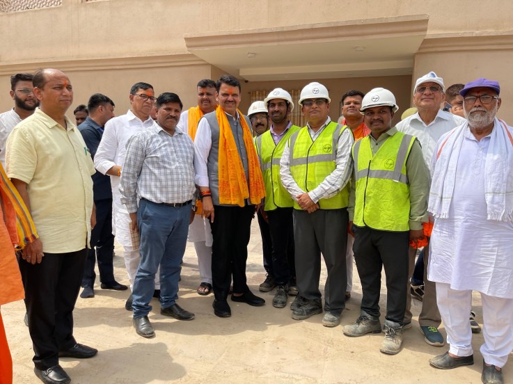 Devendra fadnavis at Ayodhya Ram Mandir