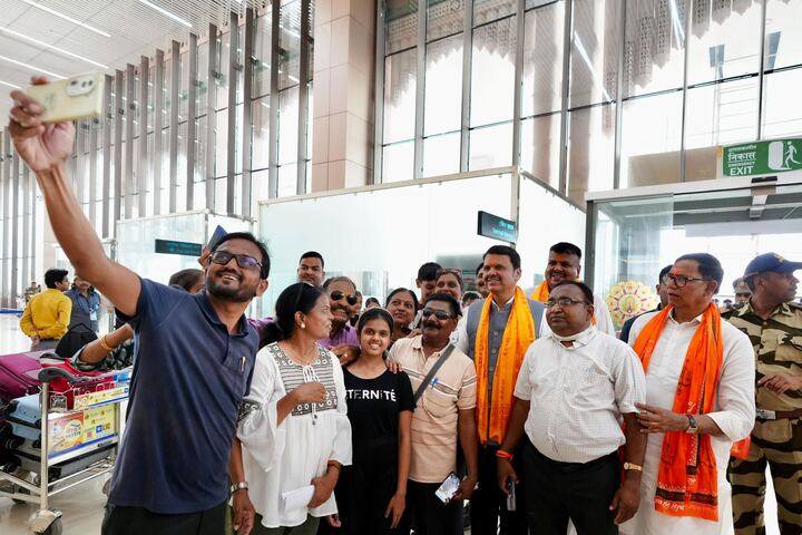 Devendra fadnavis at Ayodhya Ram Mandir