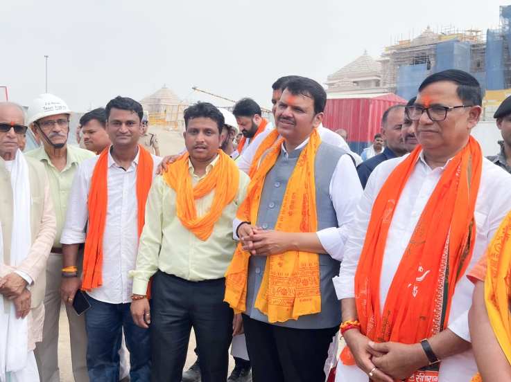 Devendra fadnavis at Ayodhya Ram Mandir