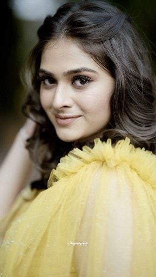 Aishwarya Shete Yellow Designer Gown