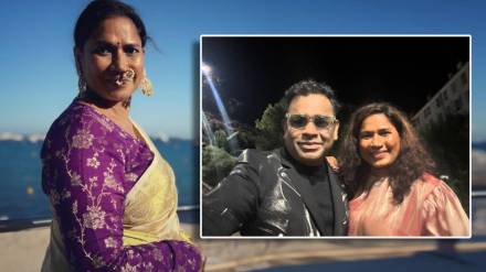 Marathi Actress Chhaya Kadam meet A. R. Rahman in cannes film festival 2024