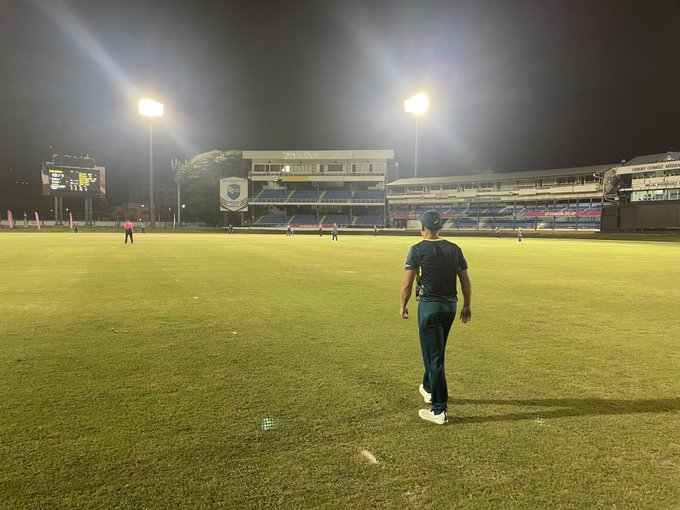 Australia Coaching Staff at T20 World Cup Warm up match