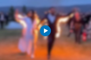 Bride and groom trolled for setting themselves on fire during wedding in US