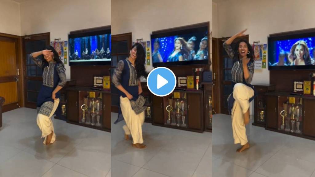 Disha Patani Sister Khushboo Dancing dance on madhuri dixit aaja nachle song video viral