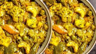 Hyderabadi Mix Veg Masala Curry Recipe In Marathi