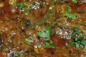 vangyachi ghotleli bhaji recipe in marathi