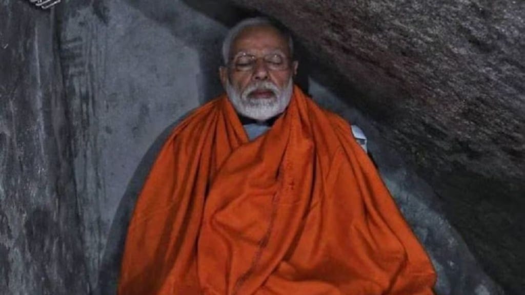 PM Modi start meditation