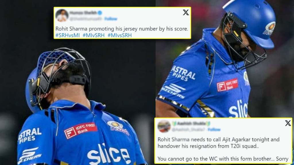 Rohit sharma needs to call agarkar and handover his resignation mi star blasted after another flop show in ipl 2024 mi vs srh match