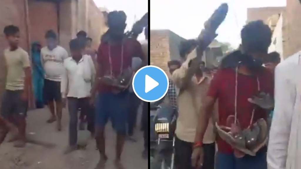 uttar pradesh budaun mob beating a man after love affair watch viral video