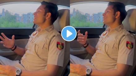 Cop Singing no background score or instruments With O Sajni Re Song From Laapataa Ladies With Impressive Voice