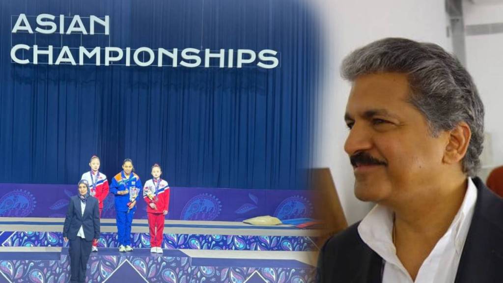 Dipa Karmakar became the first Indian to win gold at the Asian Gymnastics Championships Anand Mahindra Congratulate