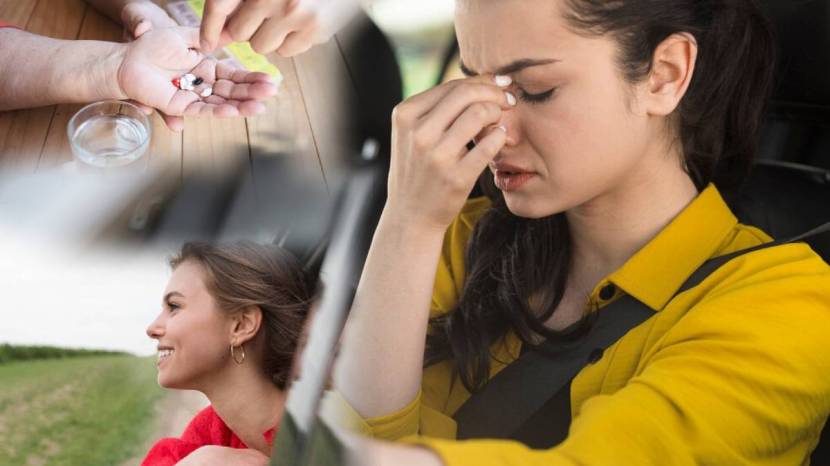 Avoid motion sickness without medicine or with medicine follow this six steps can help you While car travelling 